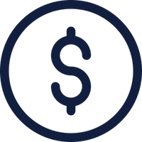 Dollar sign icon